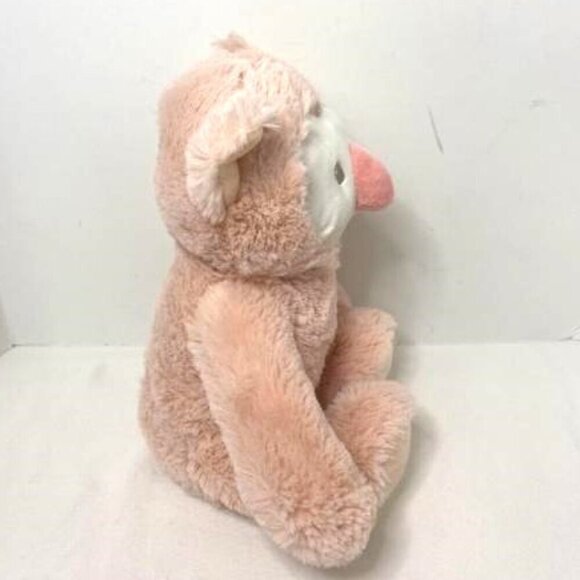 Silver One Pink Owl Bird Bear Stuffed Animal Plush Toy - Picture 6 of 8